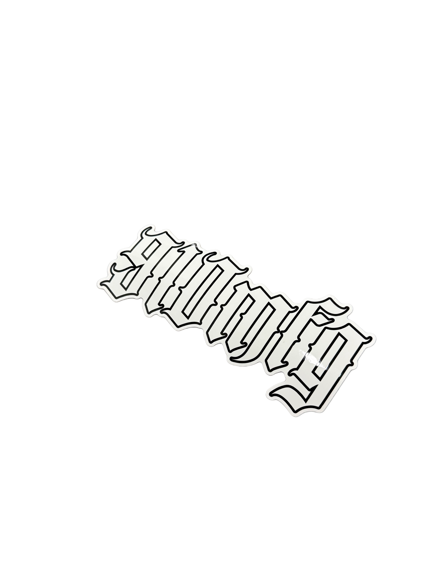 910MFG Slant Logo Sticker