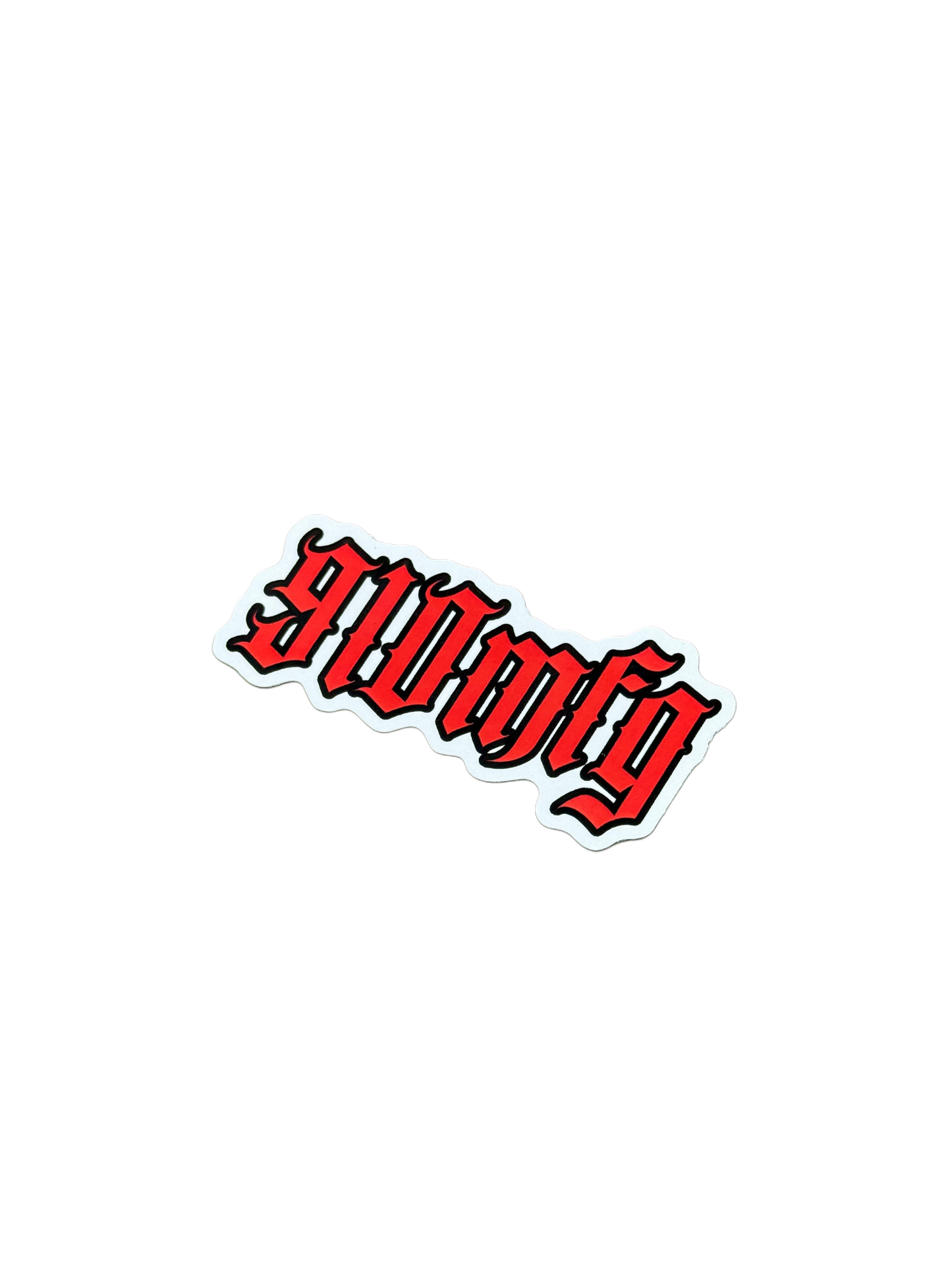 910MFG Mini Slant Logo Sticker