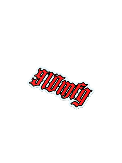 910MFG Mini Slant Logo Sticker