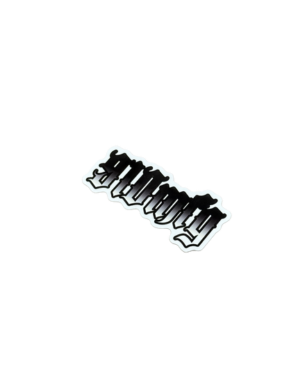 910MFG Mini Slant Logo Sticker