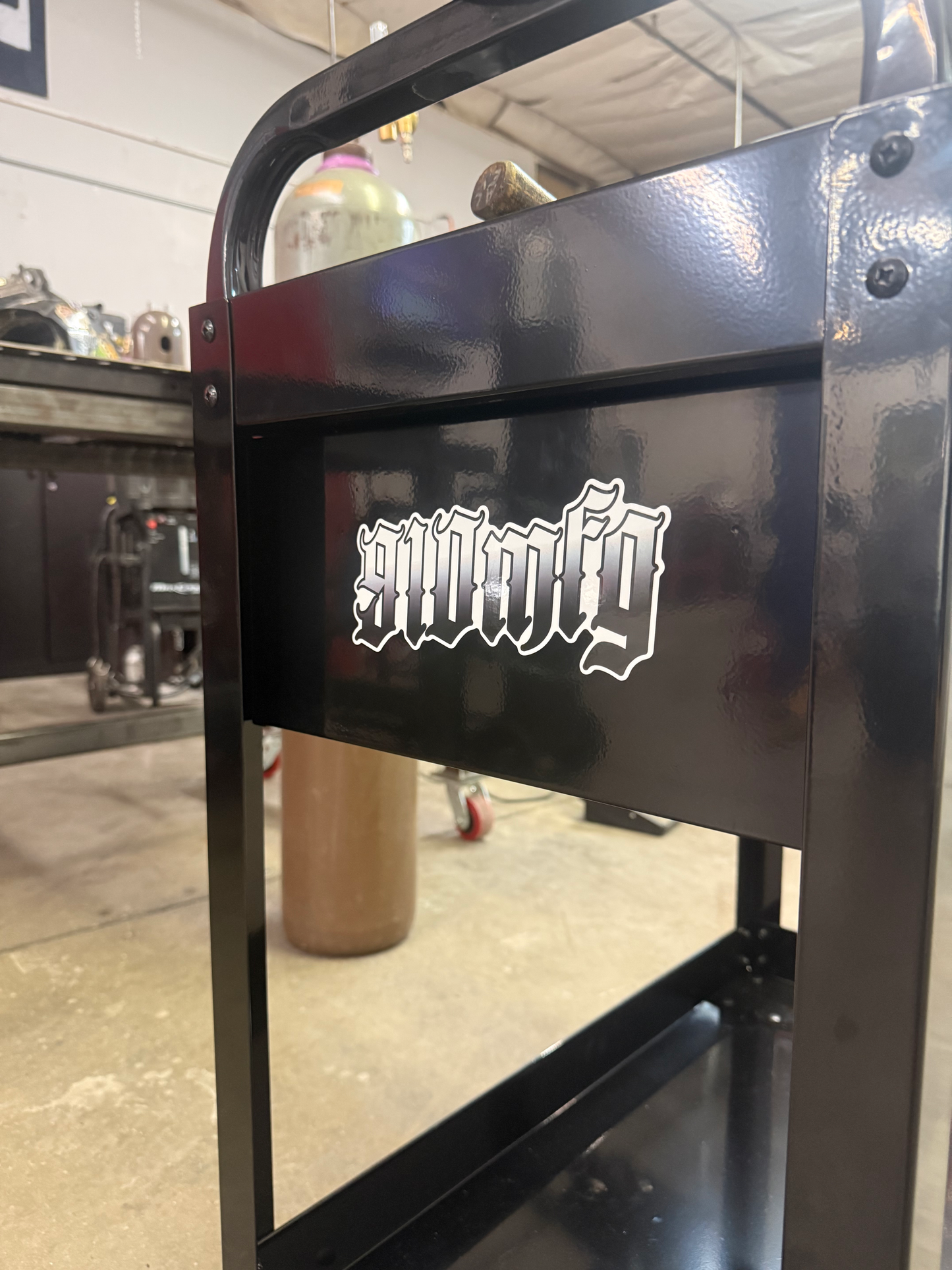 910MFG Slant Logo Sticker